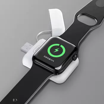 Внешний аккумулятор xdl-wpb01, для зарядки apple watch, 1000 мач, белый