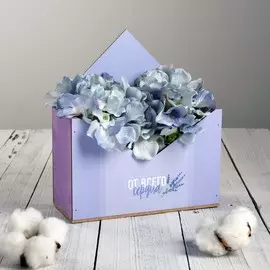Ящик-конверт для цветов