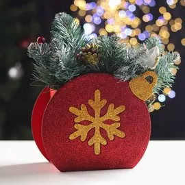 Ящик подарочный деревянный блестящий