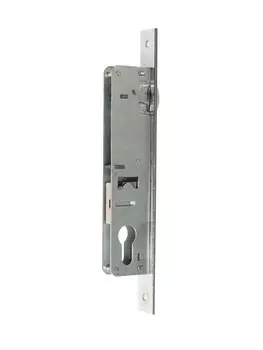 Замок врезной lockland, узкопрофильный, без ручек, backset 25 мм, под ц/м, роликовая защелка