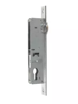 Замок врезной lockland, узкопрофильный, без ручек, backset 30 мм, под ц/м, роликовая защелка
