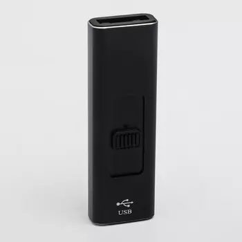 Зажигалка электронная для курения usb, дуговая, 8 х 2.5 х 1 см