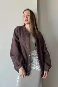 Жакет кофейный