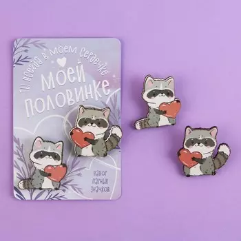 Значки деревянные