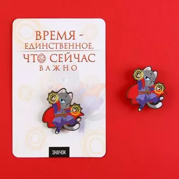 Значок деревянный