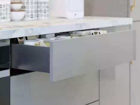 AXIS PRO push to open L-300 мм, низкий H-86 мм, антрацит