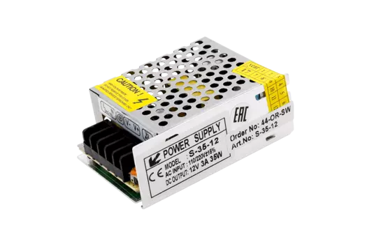Блок питания для светодиодов 220/12V 35W, IP20 сетка