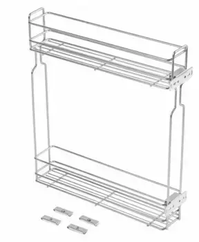 Бутылочница в модуль 200 мм, без направляющих, с крепежом, цинк