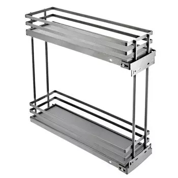 Бутылочница MOVIX PRO в модуль 150 мм, без направляющих, антрацит (плоский прут)