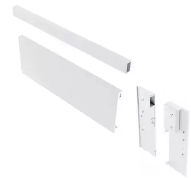 Комплект для высокого внутреннего ящика Модерн Бокс PRO (панель H-199 мм +рейлинг+крепление), белый