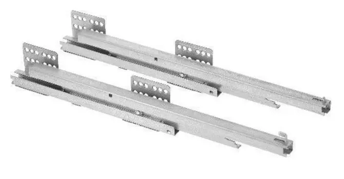 Комплект направляющих нижнего монтажа с доводчиком 450 мм, для карго в модуль 150 и 200мм, левый