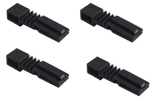 Комплект прищепок к сотовой корзине (4 шт), черный