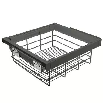 Корзина для белья ELITE WG-KOSZ80-60, в модуль 800 мм, графит