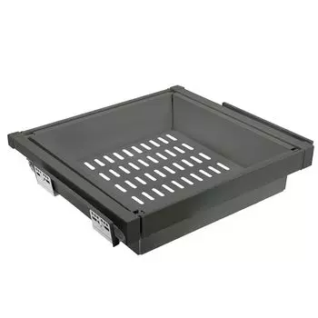 Корзина для белья перфорированная ELITE WG-KOSZM80-60, в модуль 800 мм, графит