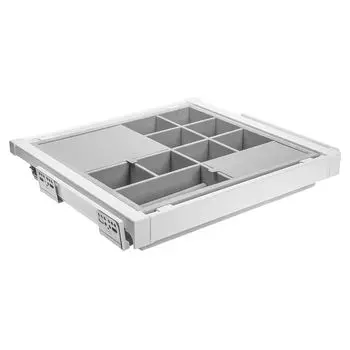 Корзина с органайзером ELITE WG-PRZEG90-10, в модуль 900 мм, белая