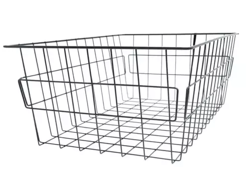 Корзина выдвижная 40IV (355х485х200), в модуль 400 мм, антрацит, без направляющих