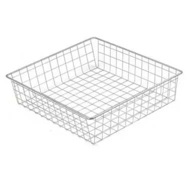 Корзина выдвижная 50II (455х485х100), в модуль 500 мм, белая, без направляющих