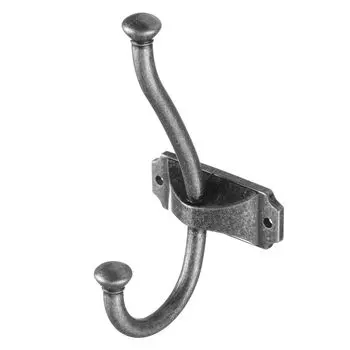 Крючок мебельный CRAFT, античное серебро