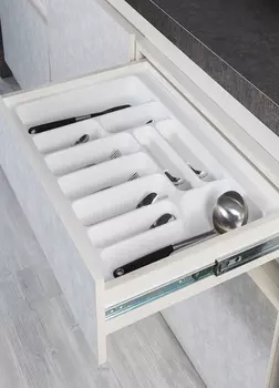 Лоток для столовых приборов Starax, 800, белый