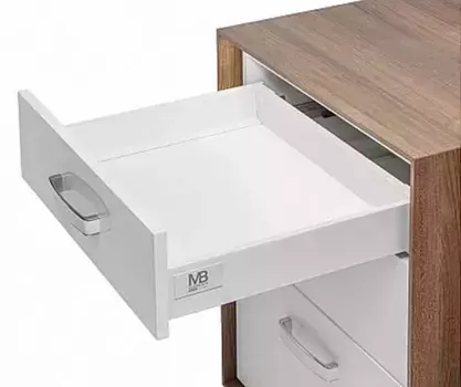 Модерн Бокс квадратный L-450 мм, низкий, H-83 мм, белый, 50 кг