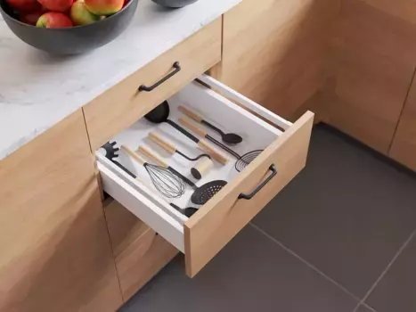 Модерн Бокс PRO L-400, средний H-135 мм, белый