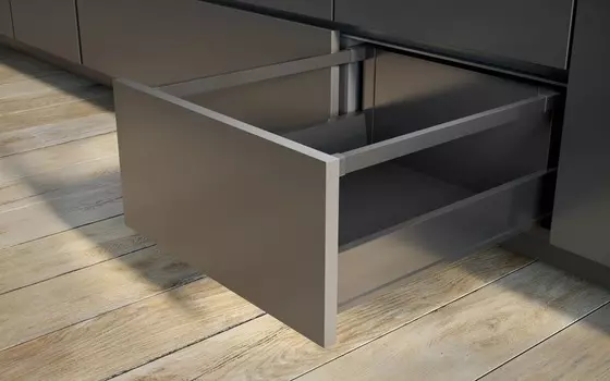 Модерн Бокс PRO L-500, высокий H-199 мм, антрацит