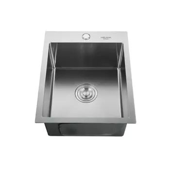 Мойка MELANA, нержавеющая сталь, с коландером, ProfLine H4050, (400*500*197), сатин