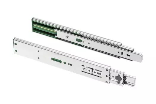 Направляющие шариковые, GTV Versalite PLUS, PK-L-H45-500 с ДОВОДЧИКОМ полного выдвижения