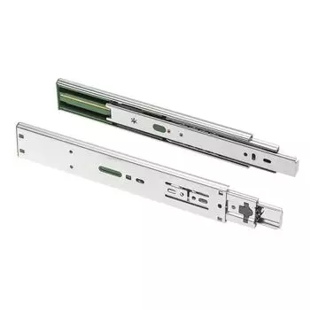 Направляющие шариковые, GTV Versalite PLUS, PK-L-H45-300 с ДОВОДЧИКОМ неполного выдвижения