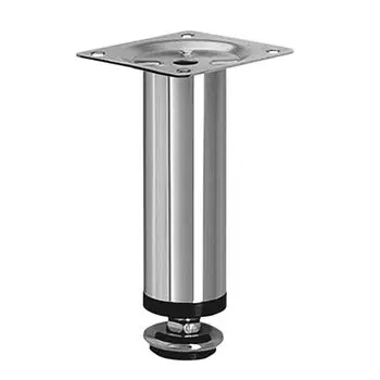 Опора регулируемая 30х150 хром, 60кг