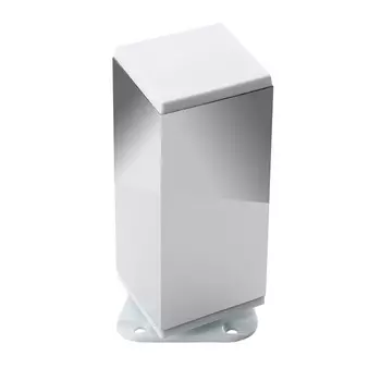 Опора регулируемая 40х40 мм, Н-100 мм, хром