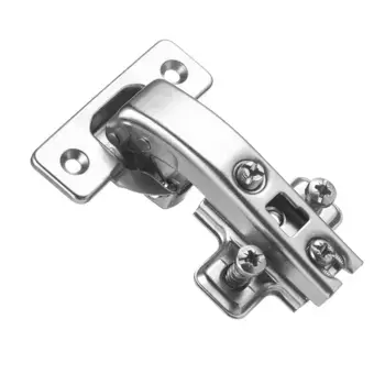 Петля GTV 90 градусов ZP-COCAKT90H2-ZE без пружины, с ответной планкой H-2 45мм, с еврошурупом