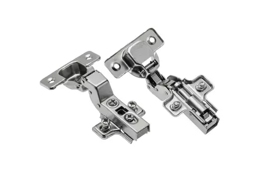 Петля GTV HC 07 внутренняя самозакрывающаяся с ответной планкой H-0 ЭКОНОМ, с еврошурупом