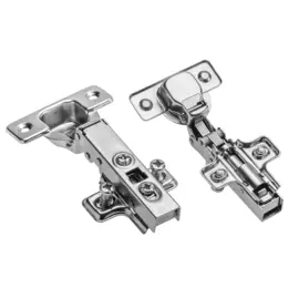 Петля GTV HC 09 накладная самозакрывающаяся с ответной планкой H-0 ЭКОНОМ., без еврошурупа