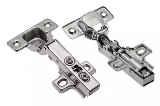 Петля GTV HC 09 накладная самозакрывающаяся с ответной планкой H-0 ЭКОНОМ, без еврошурупа