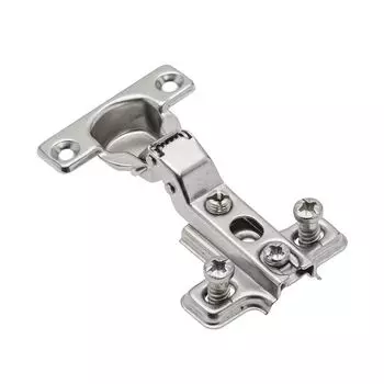 Петля полунакладная GTV CI08 mini с ответной планкой H-0 и еврошурупом