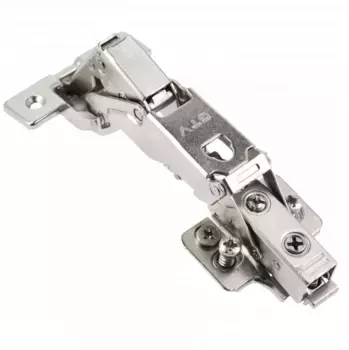 Петля SILENTO PRO 155 градусов угловая самозакрывающаяся с ответной планкой H-0, с еврошурупом