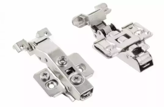 Петля SILENTO PRO ZM-HCSLRALU08-3DBEO полунакладная для алюминиевых рамок самозакрывающаяся с клипом с ответной планкой H-0 , без еврошурупа