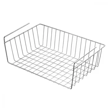 Подвесная полка-органайзер 400х260х140, хром