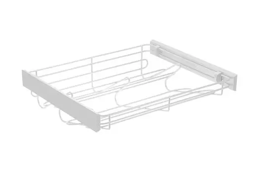 Полка для обуви SMART, в модуль 600 мм, (без направляющих), белая