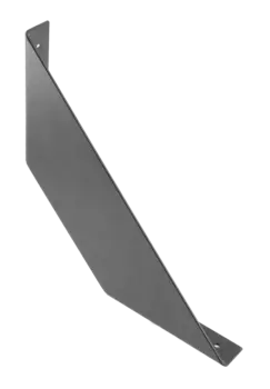 Полкодержатель FLAT, 200x200 мм, черный матовый