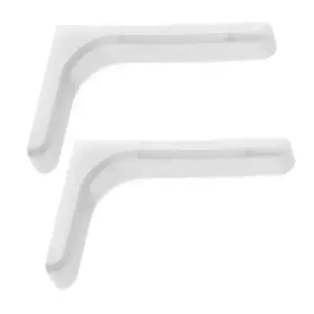 Полкодержатель L- 120мм белые (комплект 2 шт)