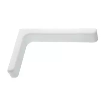 Полкодержатель L- 180мм белые