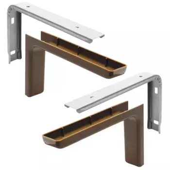 Полкодержатель L- 180мм коричневые (комплект 2 шт)