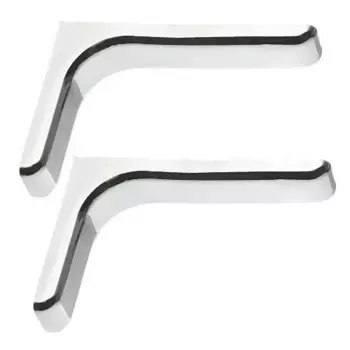 Полкодержатель L- 240мм хром (К) (комплект 2 шт)