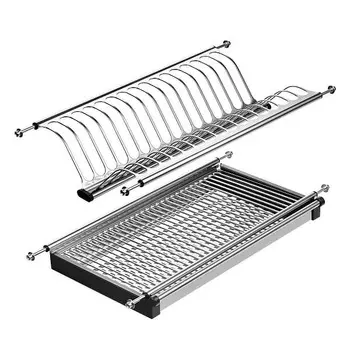 Сушилка для посуды с поддоном 460 мм, нержавеющая сталь (LE 500) ЛАЙТ