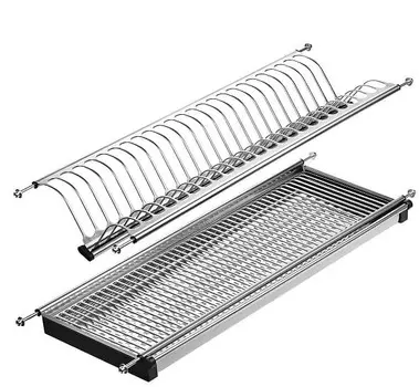 Сушилка для посуды с поддоном 660 мм, нержавеющая сталь (LE 700) ЛАЙТ