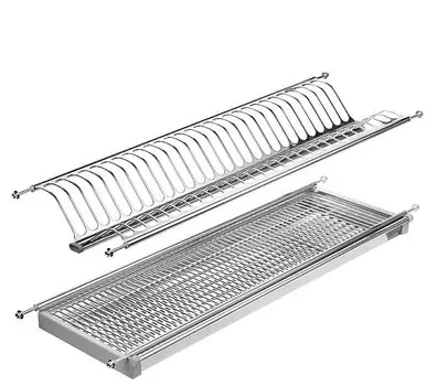 Сушилка для посуды с поддоном 760 мм, нержавеющая сталь (LE 800) ЛАЙТ