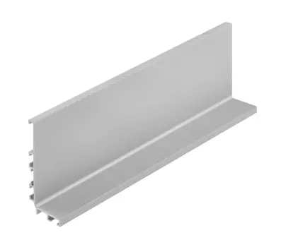 Профиль горизонтальный VELLO c подсветкой, тип L, алюминий, 3м