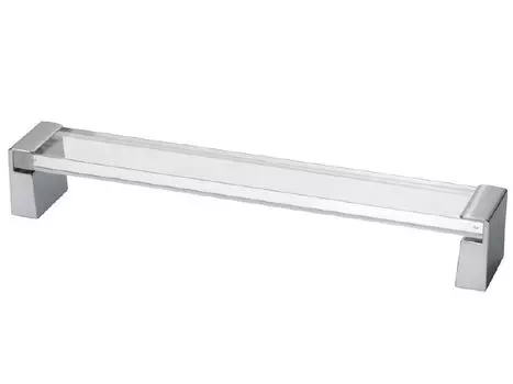 Ручка акриловая прозрачная OLIVA UZ-O256PR, хром